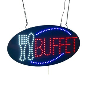 LED Buffet Sign, 19″×9.5″,