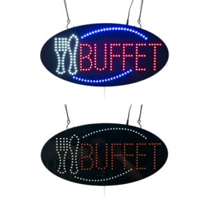 LED Buffet Sign, 19″×9.5″,