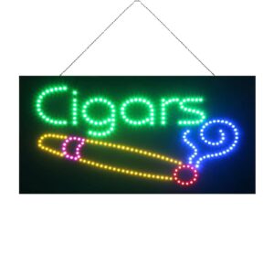 LED Cigars Sign, 24″×12″