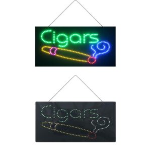 LED Cigars Sign, 24″×12″