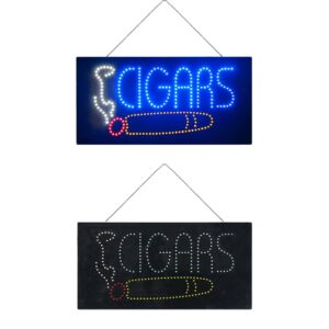 LED Cigars Sign, 24″×12″