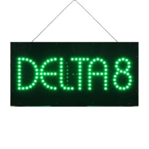 LED Delta 8 Sign, 24″×12″