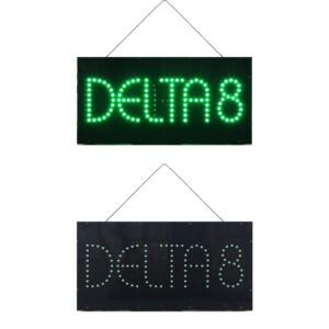 LED Delta 8 Sign, 24″×12″