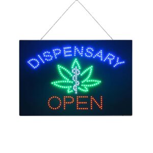 LED Dispensary Sign, 24″×16″