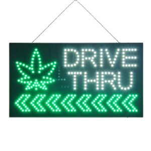 LED Drive-Thru Open Sign, 27″×15″