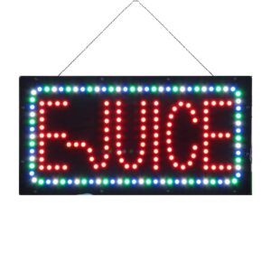 LED E-Juice Sign, 19″×9.5″