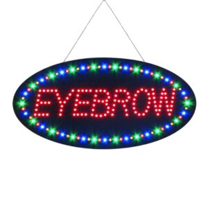 LED Eyebrow Sign, 19″×9.5″