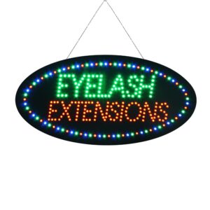 LED Eyelash Extension Sign, 19″×9.5″