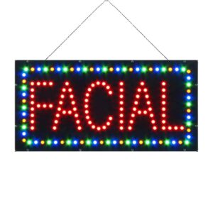 LED Facial Sign, 19″×9.5″