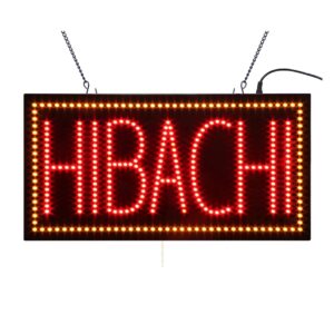 LED HIBACHI Sign, 24″×12″