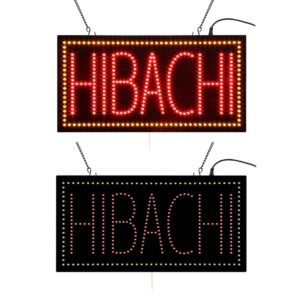 LED HIBACHI Sign, 24″×12″