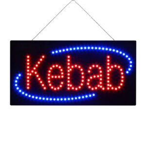 LED Kebab Sign, 19″×9.5″