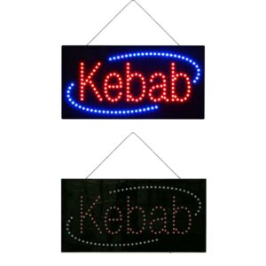 LED Kebab Sign, 19″×9.5″