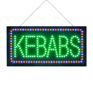 LED Kebab Sign, 19″×9.5″