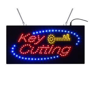 LED Key Cutting Sign, 19″×9.5″