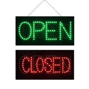 LED Open Closed Sign, 19″×9.5″