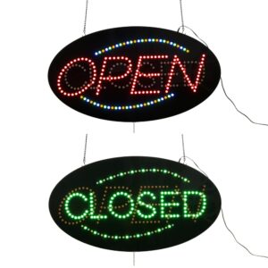 LED Open Closed Sign, 27″×15″