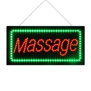 LED Massage Sign, 19″×9.5″