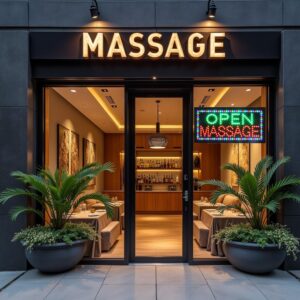 LED Massage Sign, 24″×12″