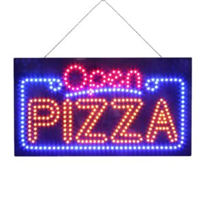 LED Open Pizza Sign Pizzeria, 27″×15″