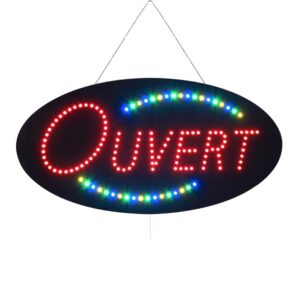 LED Ouvert Sign, 19″×9.5″