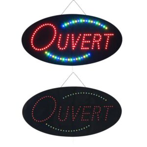 LED Ouvert Sign, 19″×9.5″