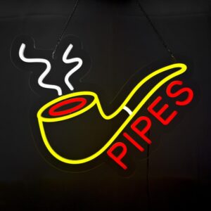 LED Pipes Neon Sign, 16″×16″