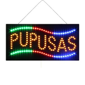 LED PUPUSAS Sign, 24″×12″