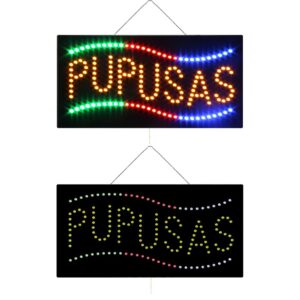 LED PUPUSAS Sign, 24″×12″