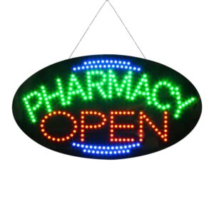 LED Pharmacy Sign, 19″×9.5″