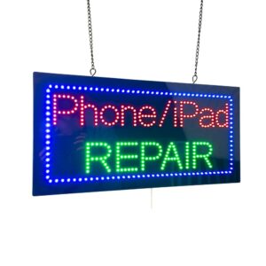 LED Phone Pad Repair Sign, 24″×12″