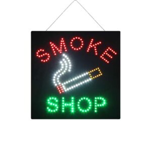 LED Smoke Shop Sign, 16″×16″