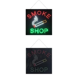 LED Smoke Shop Sign, 16″×16″