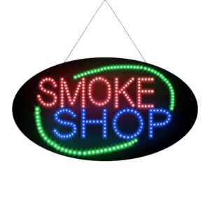 LED Smoke Shop Sign, 27″×15″