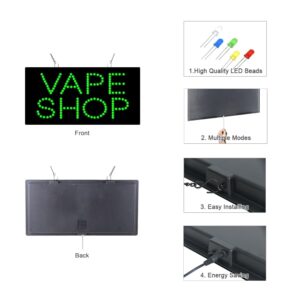 LED Vape Shop Sign, 24″×12″