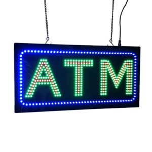 LED ATM Sign, 19″×9.5″