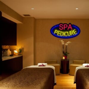 LED SPA Pedicure Neon Sign, 20″ x 10.3″