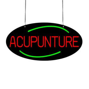 LED Acupunture Neon Sign, 20″x10″