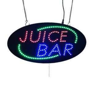 LED Juice Bar Sign, 19″×9.5″