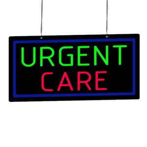 LED Urgent Care Neon Sign, 20″×10″